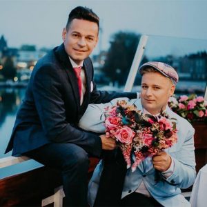 Wedding-Pärchen Jürgen und Jürgen
