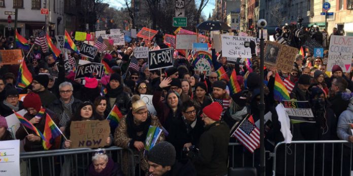 Protest vor dem Stonewall Inn