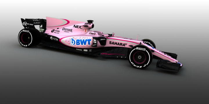 Force India Wagen 2017