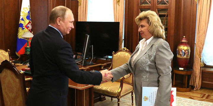 Wladimir Putin und Tatjana Moskalkowa