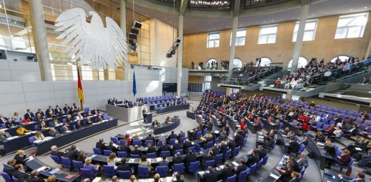 Plenum im Deutschen Bundestag