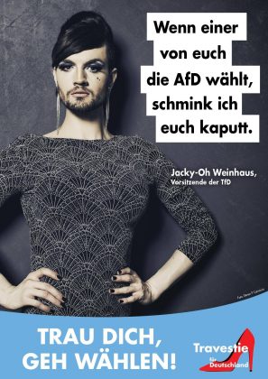 Travestie für Deutschland: Plakat