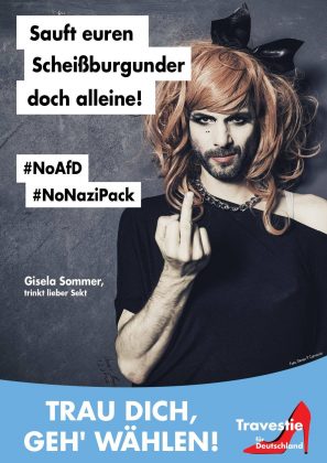 Travestie für Deutschland: Plakat