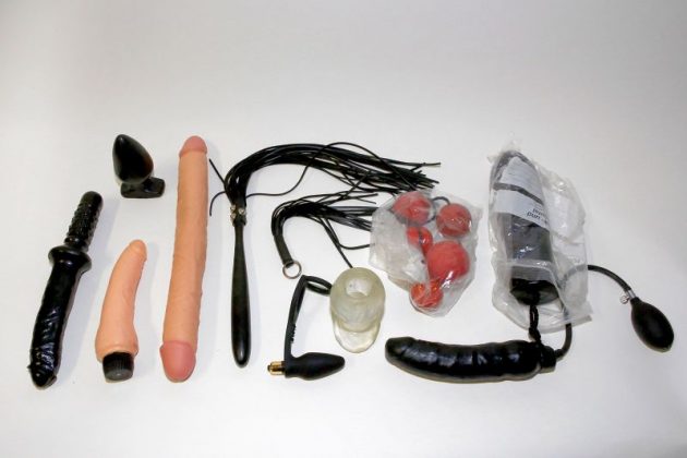 Sichergestelltes Sex-Spielzeug