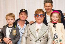 Sir Elton John, Neil Patrick Harris mit Familie