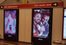 LGBT-Werbung von Coca-Cola in Budapest