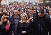 Kundgebung in Bratislava